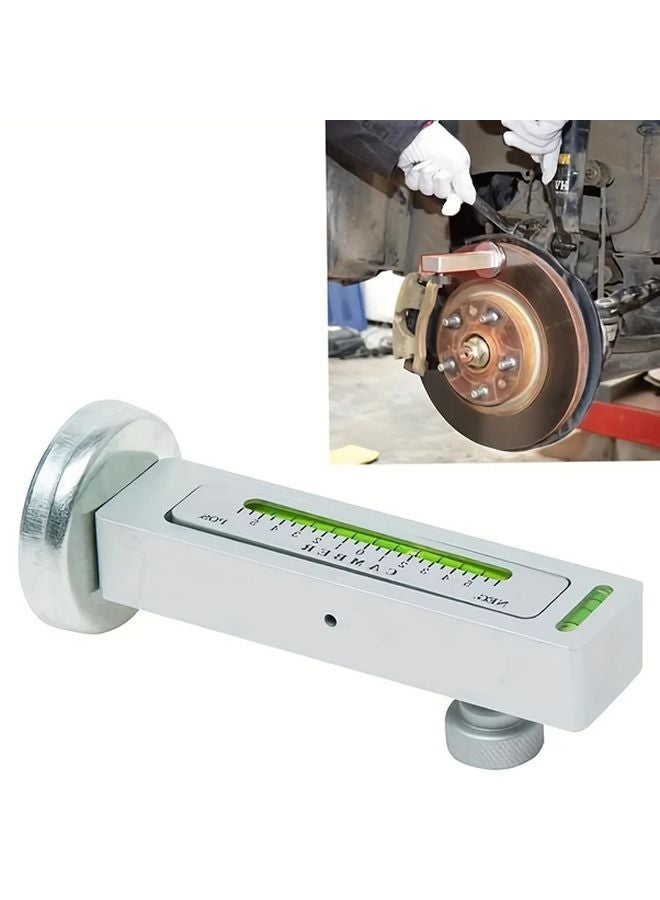 ProMaster Magnetic Wheel Alignment Tool Adjustable 4 Wheel Gauge Strong Magnetic Base Durable Plastic Measuring Instrument 1pc - Image 1